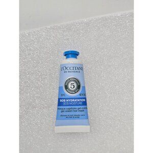 L'Occitane SOS Moisture Gel Cream Hair Mask .69 oz Dry Hair & Scalp Travel Size